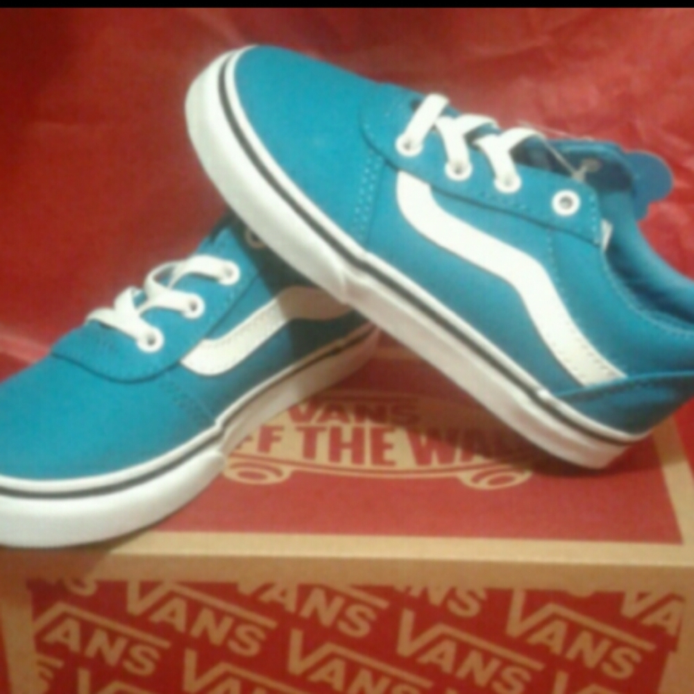 Vans Caribbean Blue Ward Slip Ons